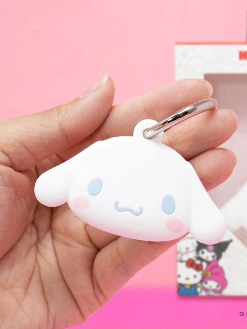 SANRIO CINNAMOROLL AIR TAG KEY CHAIN